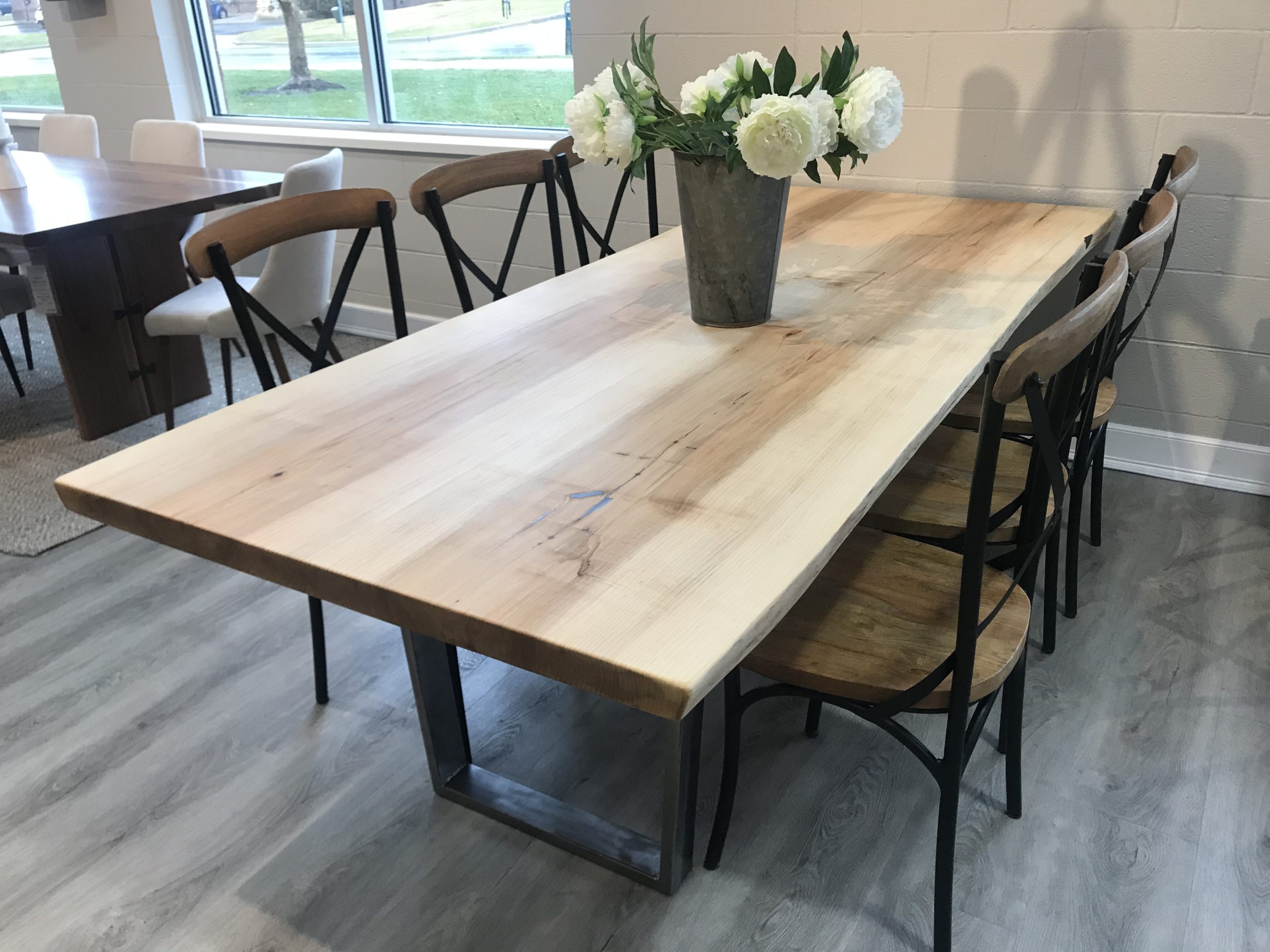 Flint Live Edge Maple Dining Table 8 Pathway Tables