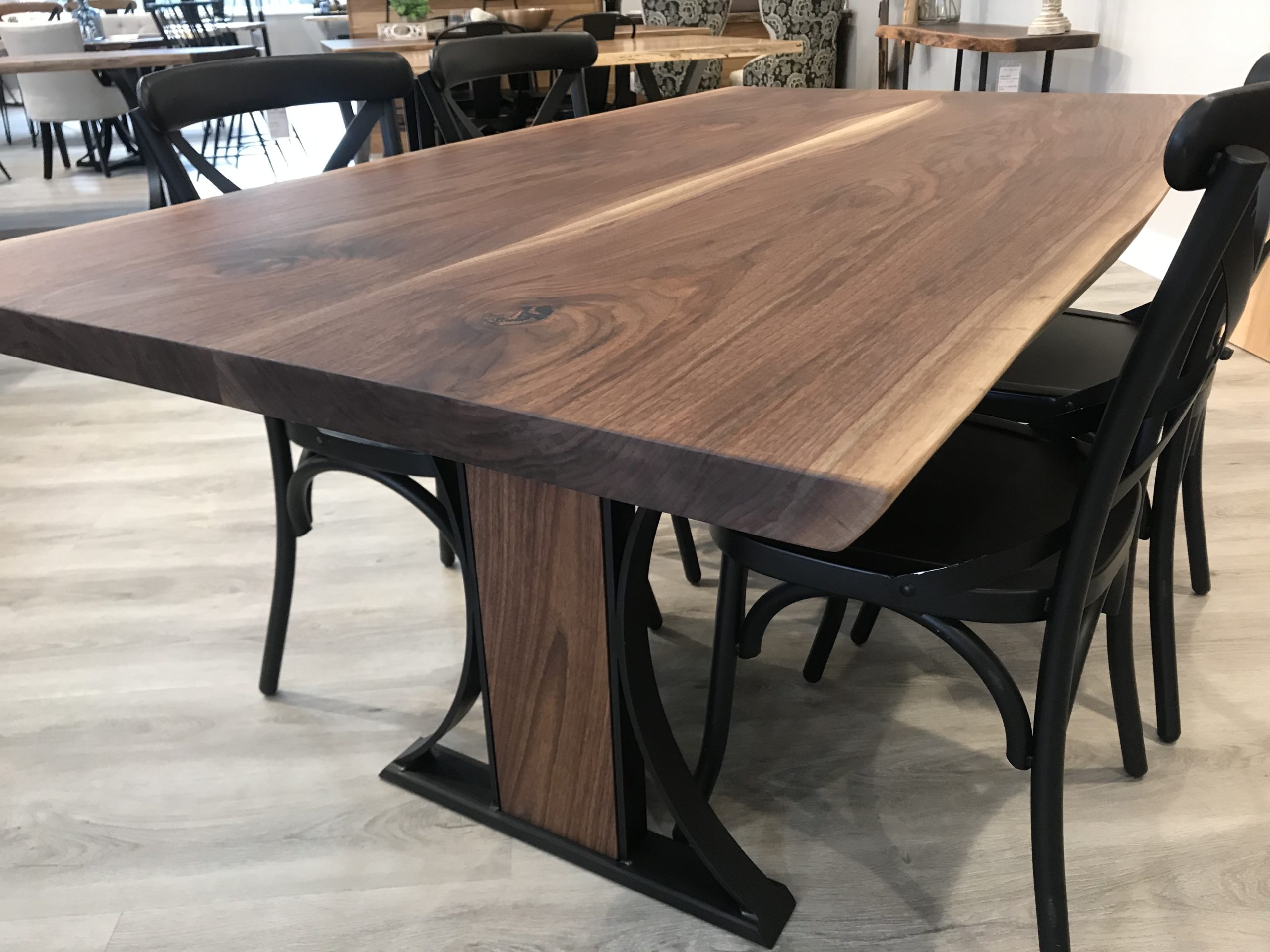 Crater Lake Live Edgewalnut Dining Table 6 Pathway Tables