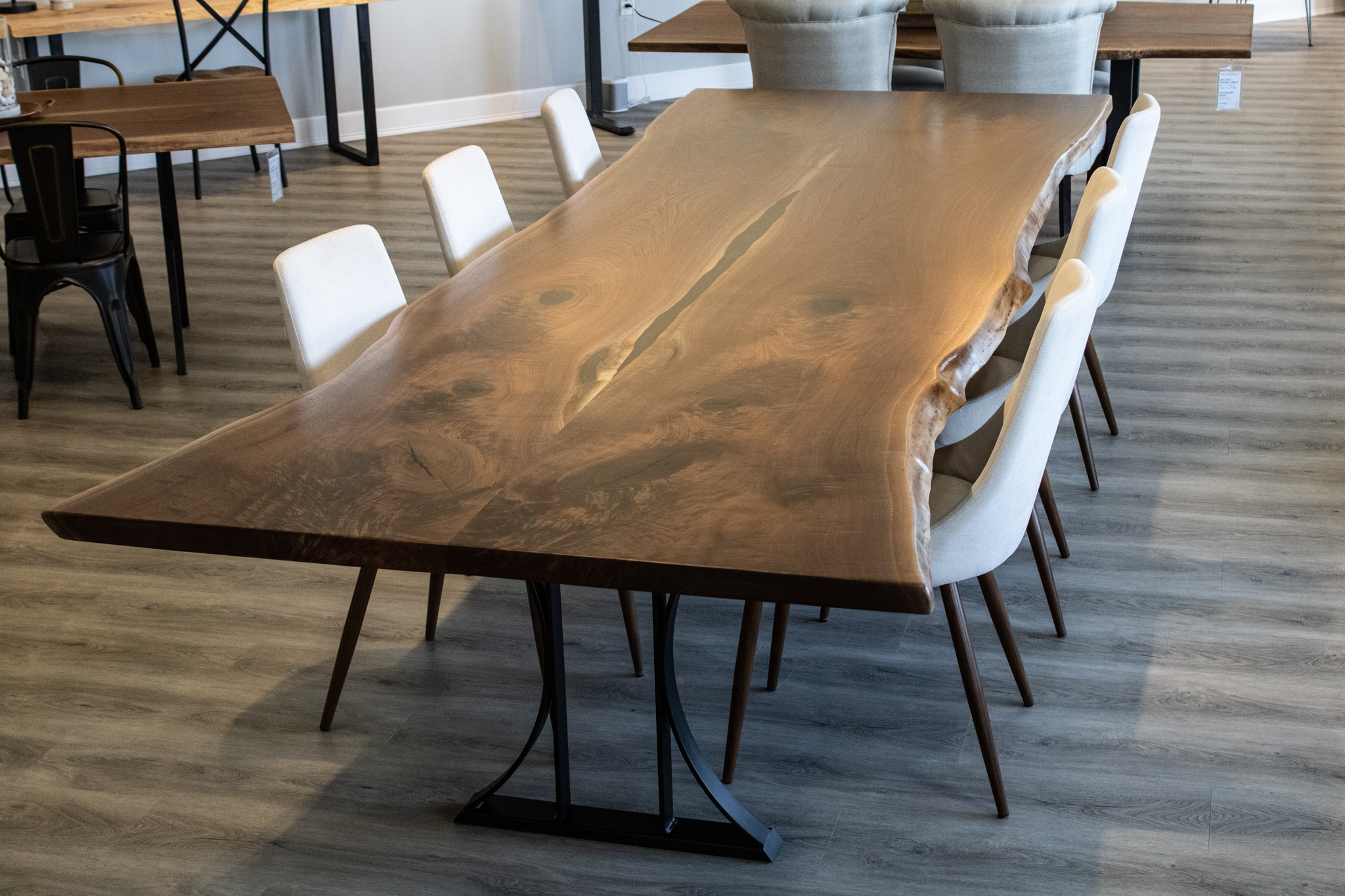 Mammoth Live EdgeWalnut Dining Table - 12' - Pathway Tables