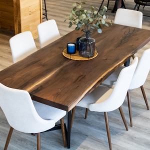 Gallent<br>Walnut Dining Table - 7'