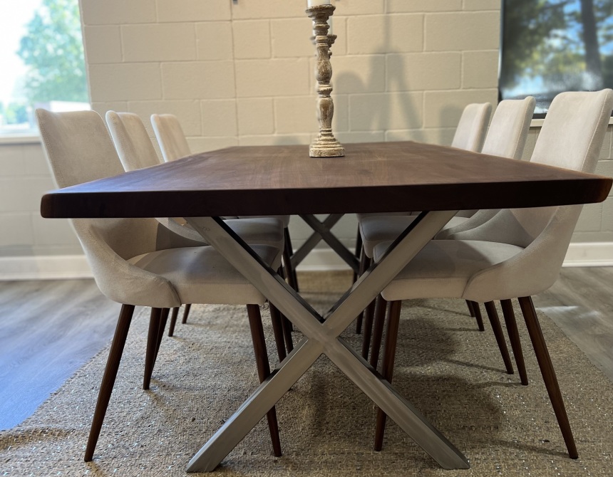 Pike Live EdgeWalnut Dining Table 7' Pathway Tables