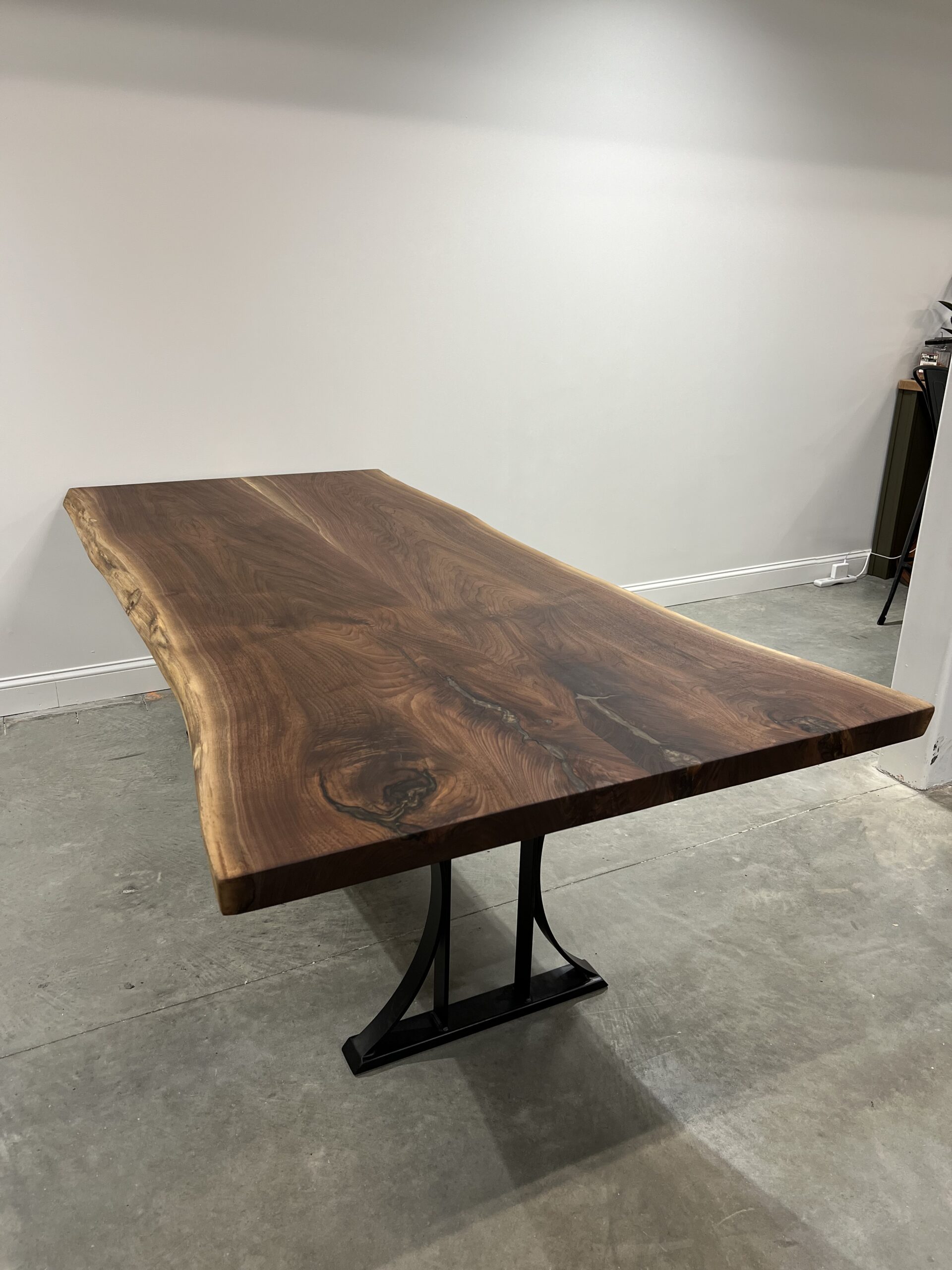 Rocky Fork Live Edge Walnut Dining Table - Pathway Tables