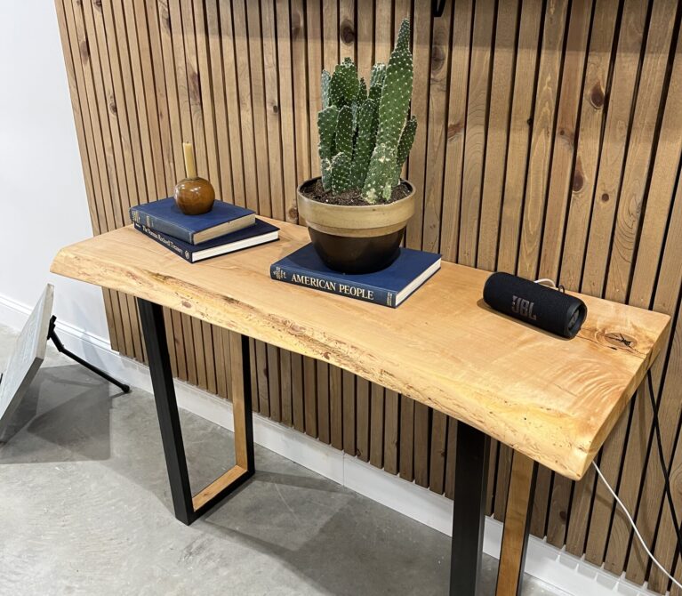 Maple Console Table 48"